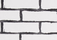 Rivestimento murale di muro di mattoni falso bianco/attrito smontabile della carta da parati del vinile del PVC - resistenza