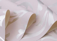 0.53*10M hanno impresso la carta da parati europea di stile con il modello rosa d'argento della foglia