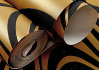 0.7*8.4m Modern Strippable Non Woven Wallpaper With Bronzing Color