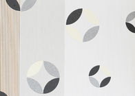 Rivestimenti murali contemporanei della carta da parati smontabile moderna in bianco e nero del PVC