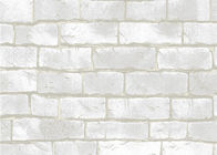 Il modello ecologico del grano del mattone 3D di stile cinese ha impresso il Wallcovering, materiale del PVC