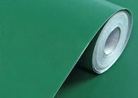 Carta da parati autoadesiva del PVC di colore verde-cupo economico con il processo stampato