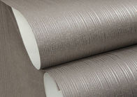 Moderno affollandosi carta da parati non tessuta con colore puro semplice di Grey d'argento