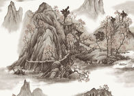 Montagne e fiumi contemporanei dei rivestimenti murali di stile cinese per il fondo di Sofa/TV
